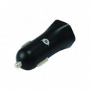 CONCEPTRONIC Cargador de Coche Us 2 Puertos y 24W CARDEN04B