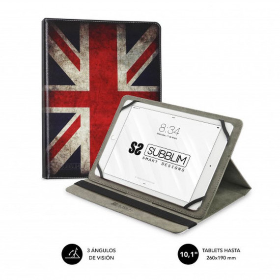 SUBBLIM Funda Tablet Trendy Case England 10,1?-11?