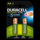 DURACELL DUR05697 Paquete de 2 Pilas Recargable Ultra 2500MAH Aa DURDLLR6PB2
