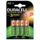 DURACELL Pila Recargable DUR03924 HR6 Aa 1300MAH BLISTER*4  DURHR6P4B