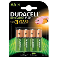 DURACELL Pila Recargable DUR03924 HR6 Aa 1300MAH BLISTER*4  DURHR6P4B
