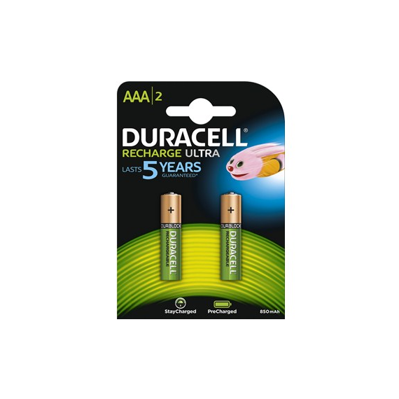 DURACELL DUR20381 Pila Recargable HR03 Aaa 900MAH BLISTER*2