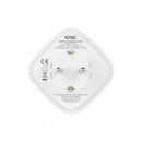 NANOCABLE Base Corriente con 3 Tomas USB con Enchufe Integrado