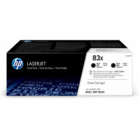 HP Toner CF283X Negro Nº 83X Pack 2UD - Guanxe Atlantic Marketplace