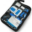 LANBERG Kit de Herramientas de Red y Probador RJ11 RJ45 Herramienta de Engarzado, Pelacado y Lsa-insercion