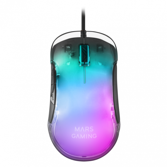 MARS GAMING Raton Gaming Mmglow  Iluminacion Chroma-glow