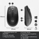 LOGITECH Raton M190 Wireless Gris Marengo