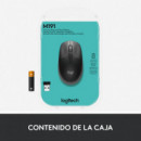LOGITECH Raton M190 Wireless Gris Marengo