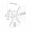 AISENS Soporte de Montaje en Pared WT55TSE-057 de 32/55 30KG Giratorio/ Inclinable
