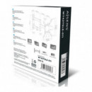 AISENS Soporte de Montaje en Pared WT42TSLE-011 de 13/42 20KG Giratorio/ Inclinable/ Nivelable