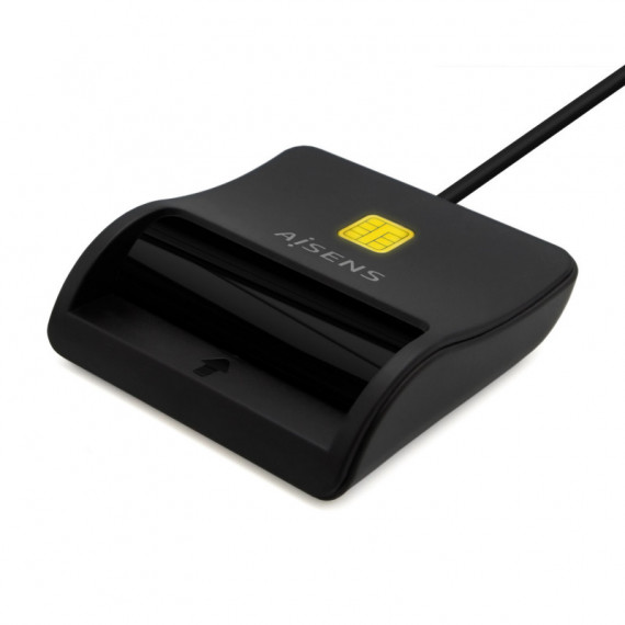 AISENS Lector de Dni-e  Usb-c Negro