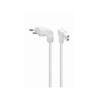 GEMBIRD Cable Corriente Tipo 8 con Conectores en L de 1.8M Blanco - Guanxe Atlantic Marketplace