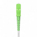 AISENS Cable Fibra Optico G657A2 3.0 120M Blanco
