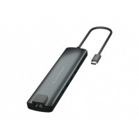 CONCEPTRONIC Adaptador Usb-c 9EN1 HDMI Usb-c Pd USB 3.0 Sd Microsd RJ45 - Guanxe Atlantic Marketplace