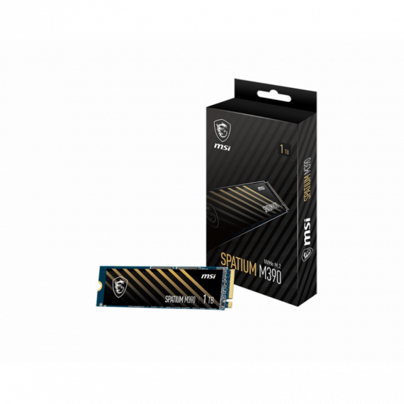 MSI Disco Duro Ssd M.2 Nvme 1TB PCIE3 Spatium M390 Lectura (mb / S) 3300 -  Escritura (mb / S) 2300