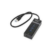 OMEGA Hub 4 Puertos OUH34B USB 3.0 Negro