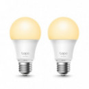TAPO Bombilla  Led Wifi Inteligente  TAPO L510E Pack 2UD E27 2700K  Regulable Compatible con Alexa y Google