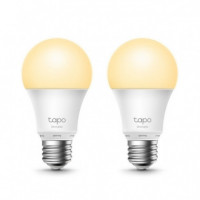 TAPO Bombilla  Led Wifi Inteligente  TAPO L510E Pack 2UD E27 2700K  Regulable Compatible con Alexa y Google