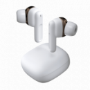 MARS GAMING Auriculares BLUETOOTH Mhibw Blancos con Estuche de Carga/ Autonomía 4H