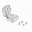 MARS GAMING Auriculares BLUETOOTH Mhibw Blancos con Estuche de Carga/ Autonomía 4H