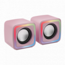 MARS GAMING Altavoces 2.0 Rgb Rosa