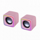 MARS GAMING Altavoces 2.0 Rgb Rosa