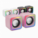 MARS GAMING Altavoces 2.0 Rgb Rosa