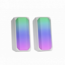 MARS GAMING Altavoces Msrgb Blanco Rgb Jack / Alimentacion USB