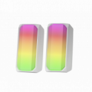 MARS GAMING Altavoces Msrgb Blanco Rgb Jack / Alimentacion USB