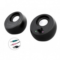 CONCEPTRONIC Altavoces 2.0 BJORN01B Negro 10W Jack 3.5 y BLUETOOTH Alimentacion USB - Guanxe Atlantic Marketplace