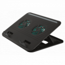 TRUST Base Refrigeradora Cyclone para Portatiles con 2 Ventiladores hasta 16