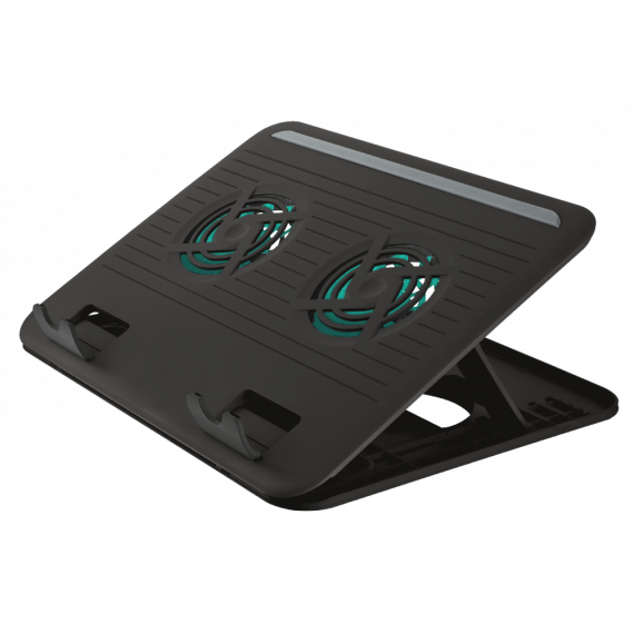 TRUST Base Refrigeradora Cyclone para Portatiles con 2 Ventiladores hasta 16