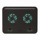 TRUST Base Refrigeradora Cyclone para Portatiles con 2 Ventiladores hasta 16