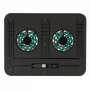 TRUST Base Refrigeradora Cyclone para Portatiles con 2 Ventiladores hasta 16