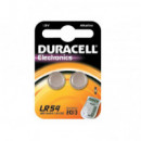 DURACELL Pila Boton Alcalina LR54 LR1130 AG10 1,5V BLISTER*2