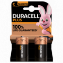 DURACELL Plus Power 100 Pila Alcalina C LR14 Blister 2UD