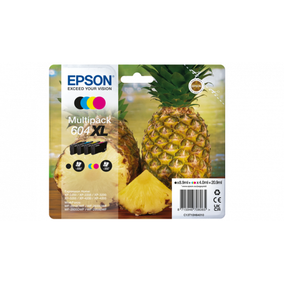 EPSON Cartucho Tinta T10H6 Nº 604XL Value Pack 4 Colores