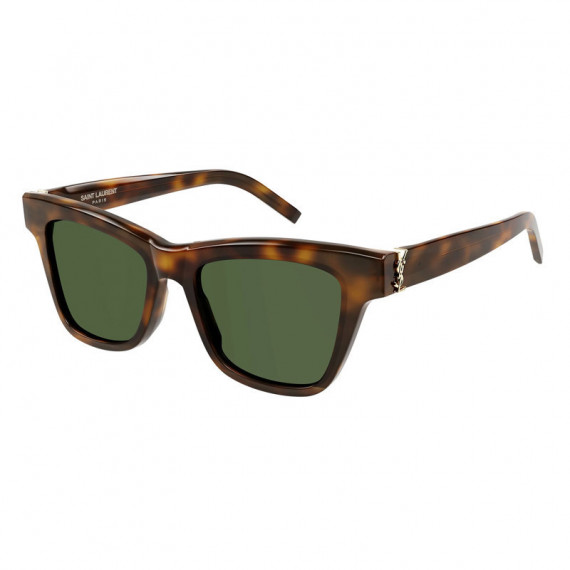 Sl M106 003 T52 Acetate 140 Havana  SAINT LAURENT