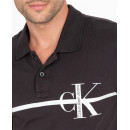 Polo CALVIN KLEIN Stripe Negro