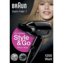 Secador de Viaje BRAUN Satin Hair 1 Negro