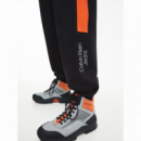 Pantalón de Chandal CALVIN KLEIN Negro y Naranja Pb
