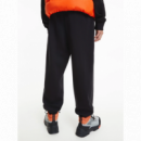 Pantalón de Chandal CALVIN KLEIN Negro y Naranja Pb