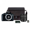 Cámara Réflex CANON Eos 2000D Kit + Ef-s 18-55 Is Ii + Funda + Tarjeta