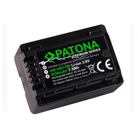 PATONA Premium para Panasonic VW-VBT190