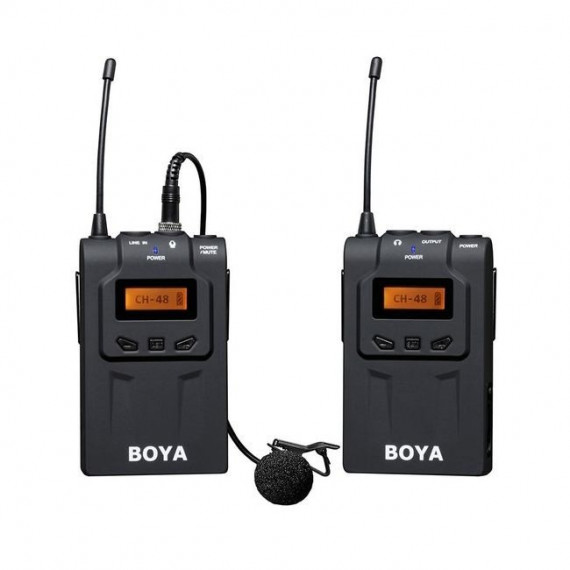 BOYA BY-WM6 Micrófono Lavalier Inalámbrico Uhf