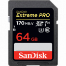 SANDISK Extreme Pro SDSDXXY-064G Tarjeta Sdxc 64GB 170MB/S V30 Uhs-i U3