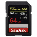 SANDISK Tarjeta Extreme Pro Sdhc 64GB 300MB/S