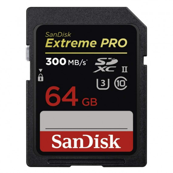 SANDISK Tarjeta Extreme Pro Sdhc 64GB 300MB/S