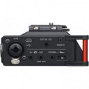 Tascam DR-70D Grabadora de audio de 4 canales para cámaras DSLR