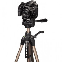 HAMA  Trípode Ligero Star 61, 3 Vías, Altura 60-153 Cm